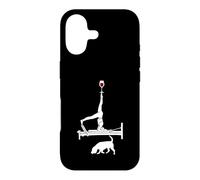 Custodia per iPhone 17 Reformer Pilates Beagle amante del vino cane