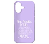 Custodia per iPhone 17 Regalo per zia divertente maglietta zia zia t-shirt - The Auntie Code