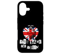 Custodia per iPhone 17 Regina Elisabetta II Dio salvi la regina Punk Memoriam Love