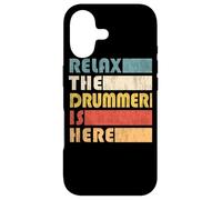 Custodia per iPhone 17 Relax The Drummer Is Here per i musicisti di percussioni