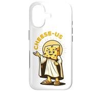 Custodia per iPhone 17 Religione del formaggio Cheesy Jesus Cheese-Us Pun Cristianesimo