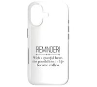 Custodia per iPhone 17 Reminder With A Grateful Heart Possibilities Endless Inspira