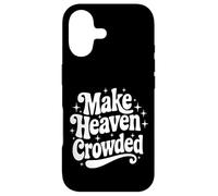 Custodia per iPhone 17 Rendere il paradiso affollato ragazza cristiana retrò religioso Gesù