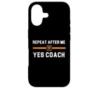 Custodia per iPhone 17 Repeat After Me Yes Coach Basket Divertente Sport Uomini Donne