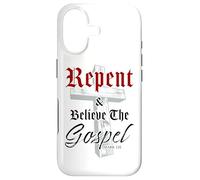 Custodia per iPhone 17 Repent & Believe the Gospel: Christian Faith Jesus Quote