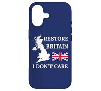 Custodia per iPhone 17 RESTORE BRITAIN NON MI CAUSA ORGOGLIO BRITANNICO REGNO UNITO