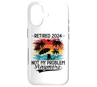 Custodia per iPhone 17 Retired 2024 Not My Problem Anymore - Funny Retirement 2024