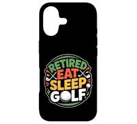 Custodia per iPhone 17 Retired Eat Sleep Golf Atleta di golf senior |-
