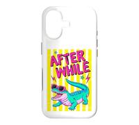 Custodia per iPhone 17 Retro Alligator Occhiali Da Sole Dopo Mentre