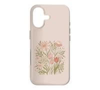 Custodia per iPhone 17 Retro Animal Print Wildflower Flowers Boho Floral Aesthetic