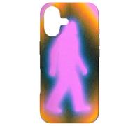 Custodia per iPhone 17 Retro Bigfoot Aura Psychedelic Rainbow Squatch Cryptozoology