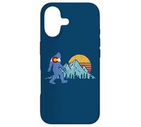 Custodia per iPhone 17 Retro Bigfoot Sun & Mountain State Flag of Colorado Graphic