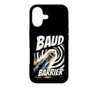 Custodia per iPhone 17 Retro Computer Baud Barrier Vintage Dial Up Modem Graphic