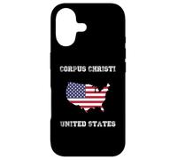 Custodia per iPhone 17 Retro Corpus Christi Stati Uniti Distressed Stati Uniti