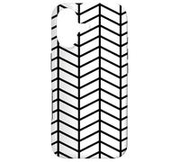 Custodia per iPhone 17 Retro Geometric Minimalist Monochrome White Black 60s Scandi