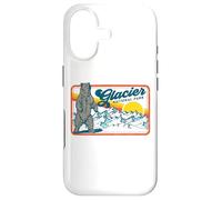 Custodia per iPhone 17 Retro Glacier National Park 80's Bear Graphic 80s