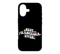 Custodia per iPhone 17 Retro Groovy Best Francesca Ever First Name Festa della mamma