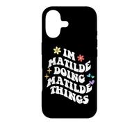 Custodia per iPhone 17 Retro Groovy Im Matilde Fare Matilde cose Divertente Madre