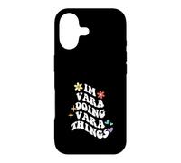 Custodia per iPhone 17 Retro Groovy Im Vara Doing Vara cose divertente festa della mamma