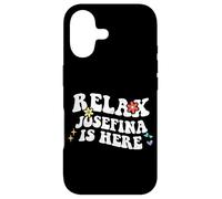 Custodia per iPhone 17 Retro Groovy Relax JOSEFINA Is Here Funny Mother's Day Nome