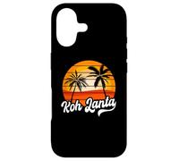Custodia per iPhone 17 Retro Koh Lanta Tramonto Palme Vintage Travel Design