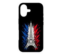 Custodia per iPhone 17 Retro Silhouette Eiffel Tower Paris France Travel Souvenir
