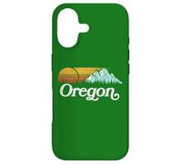 Custodia per iPhone 17 Retro Vibe Oregon Sweatshirt Vintage Mountains & Sun