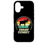 Custodia per iPhone 17 Retro Vintage Funny Swamp Donkey Moose