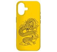 Custodia per iPhone 17 Retro Vintage Zodiac Lunar New Year Black Chinese Dragon