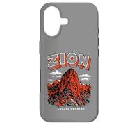 Custodia per iPhone 17 Retro Zion National Park Vintage Style Angels Landing Utah
