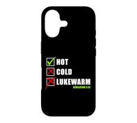 Custodia per iPhone 17 Revelation 3:15 Hot Cold Lukewarm - Faith Gospel Evangelism