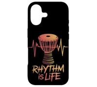 Custodia per iPhone 17 Rhythm is Life Djembe