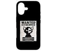 Custodia per iPhone 17 Ricercato morto o vivo Fisica Divertente Gatto di Schrödinger