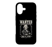 Custodia per iPhone 17 Ricercato per tradimento Divertente 4 luglio Thomas Jefferson