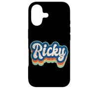 Custodia per iPhone 17 Ricky Nome Ragazzo Stile Vintage 70s 80s Personalizzato