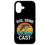 Custodia per iPhone 17 RISE GRIND CAST Amante della pesca Fish Whisperer Avventure Lago