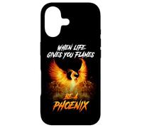 Custodia per iPhone 17 Rising Phoenix Flames Fuoco Uccello Rinascita Mitico amante Regalo