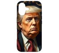 Custodia per iPhone 17 Ritratto di movimento artistico in stile barocco Donald Trump