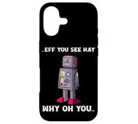 Custodia per iPhone 17 Robot divertente Malfunzionamento Tech Nerd Science Robotics
