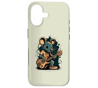 Custodia per iPhone 17 Rock & Roll Mouse che suona una chitarra