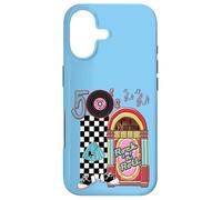 Custodia per iPhone 17 Rockabilly Let's Go To The Hop - Jukebox classico anni '50, colore: Blu