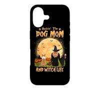 Custodia per iPhone 17 Rocking The Dog Mom And Witch Life Corgi Halloween
