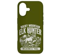 Custodia per iPhone 17 Rocky Mountain Elk Hunter Hunting Retro Vintage
