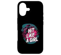 Custodia per iPhone 17 Roller Derby Hit Like A Girl Empowering Skater Design