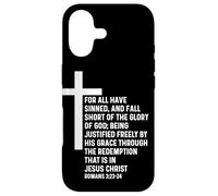 Custodia per iPhone 17 Romani 3:23 3 23 Dio Gesù Cristiano ha peccato la grazia della redenzione