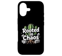 Custodia per iPhone 17 Rooted in Chaos Funny Cactus Gardener Graphic