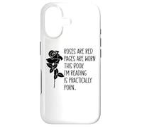 Custodia per iPhone 17 Roses Red Pages Are Worn I Don't Watch Porn I Read It Smutty