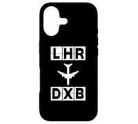 Custodia per iPhone 17 Rotta aerea LHR per DXB Londra Dubai