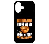 Custodia per iPhone 17 Round and Round We Go Where We Stop Only the Tornio Woodturn
