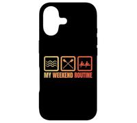 Custodia per iPhone 17 Rower Weekend Routine Allenatore di canottaggio Equipaggio